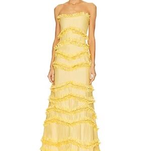 Alexis Dresses Alexis Reeve Gown In Yellow Poshmark